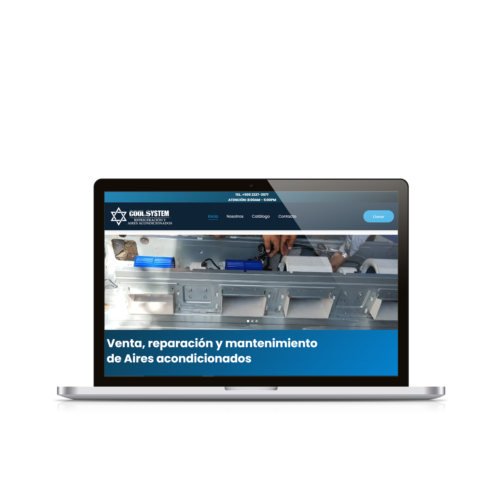 MOCKUP WEBSITE COOLSYSTEM